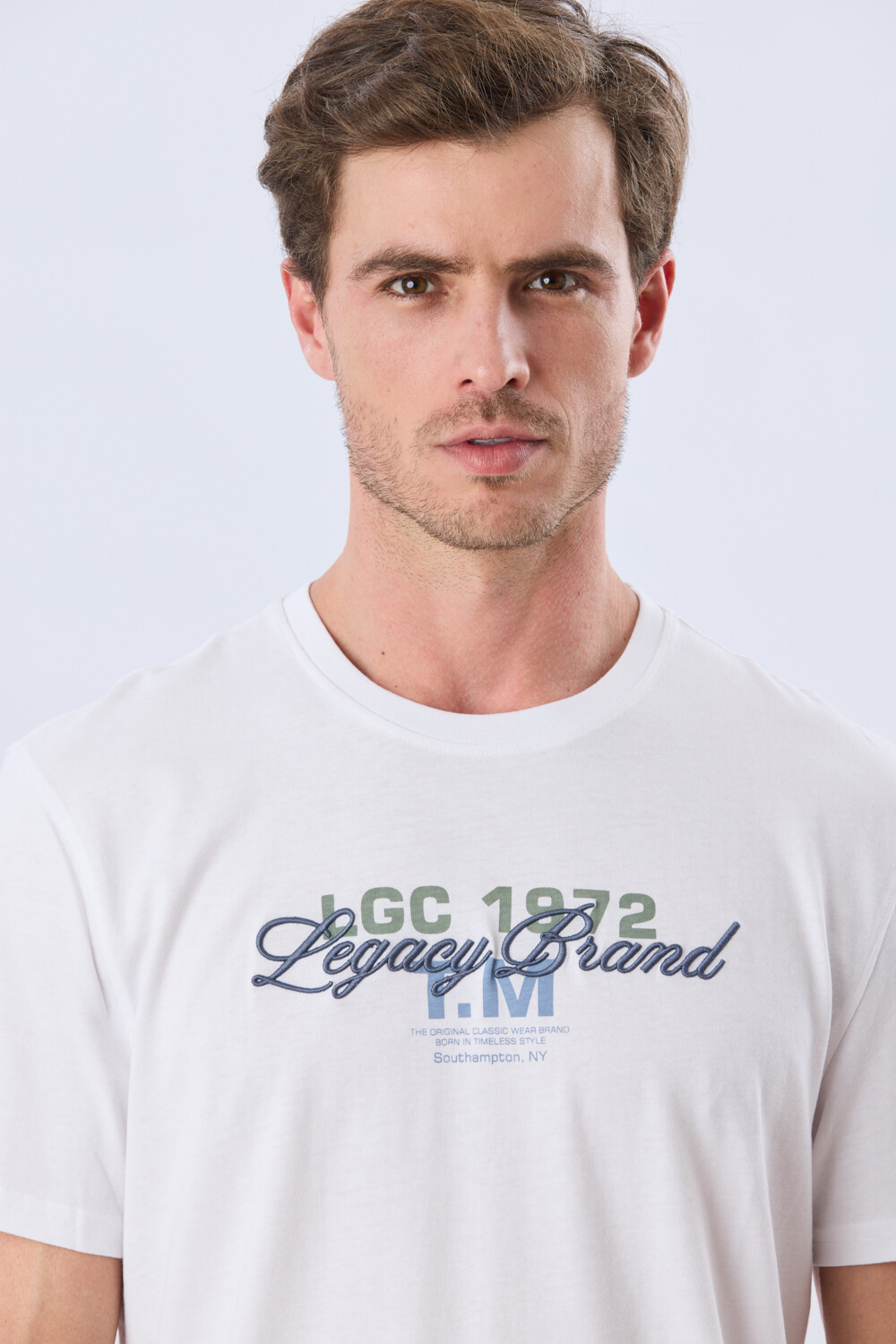 REMERA ESTAMPADA DE ALGODÓN Blanco