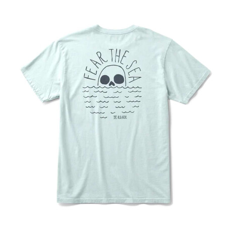Remera Roark Fear The Sea Celeste