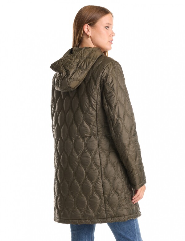 Campera Matelassé Wave OLIVA