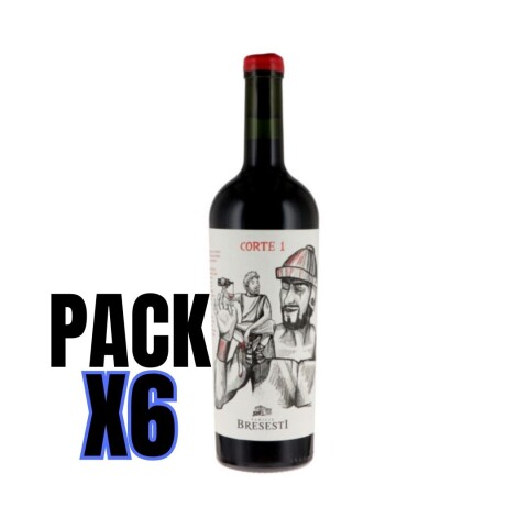 Pack vinos blend Bresesti corte 1 x 6 Botellas 750cc Pack vinos blend Bresesti corte 1 x 6 Botellas 750cc