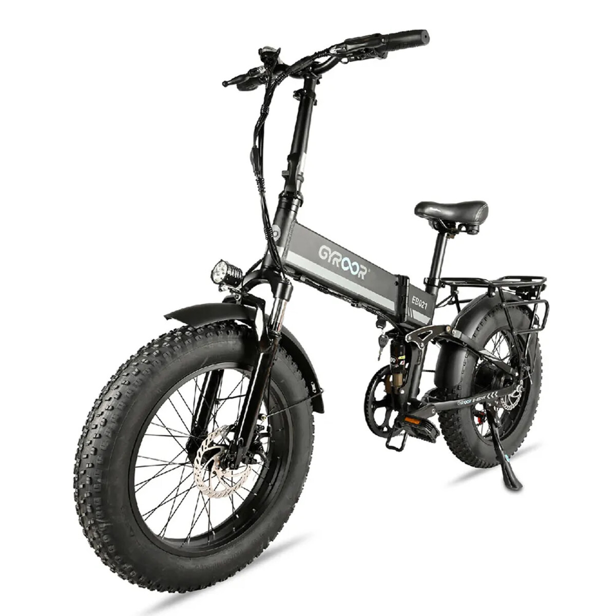Bicicleta Eléctrica Plegable R20 Gyroor EB021 7Vel 35Km/h - Negro 