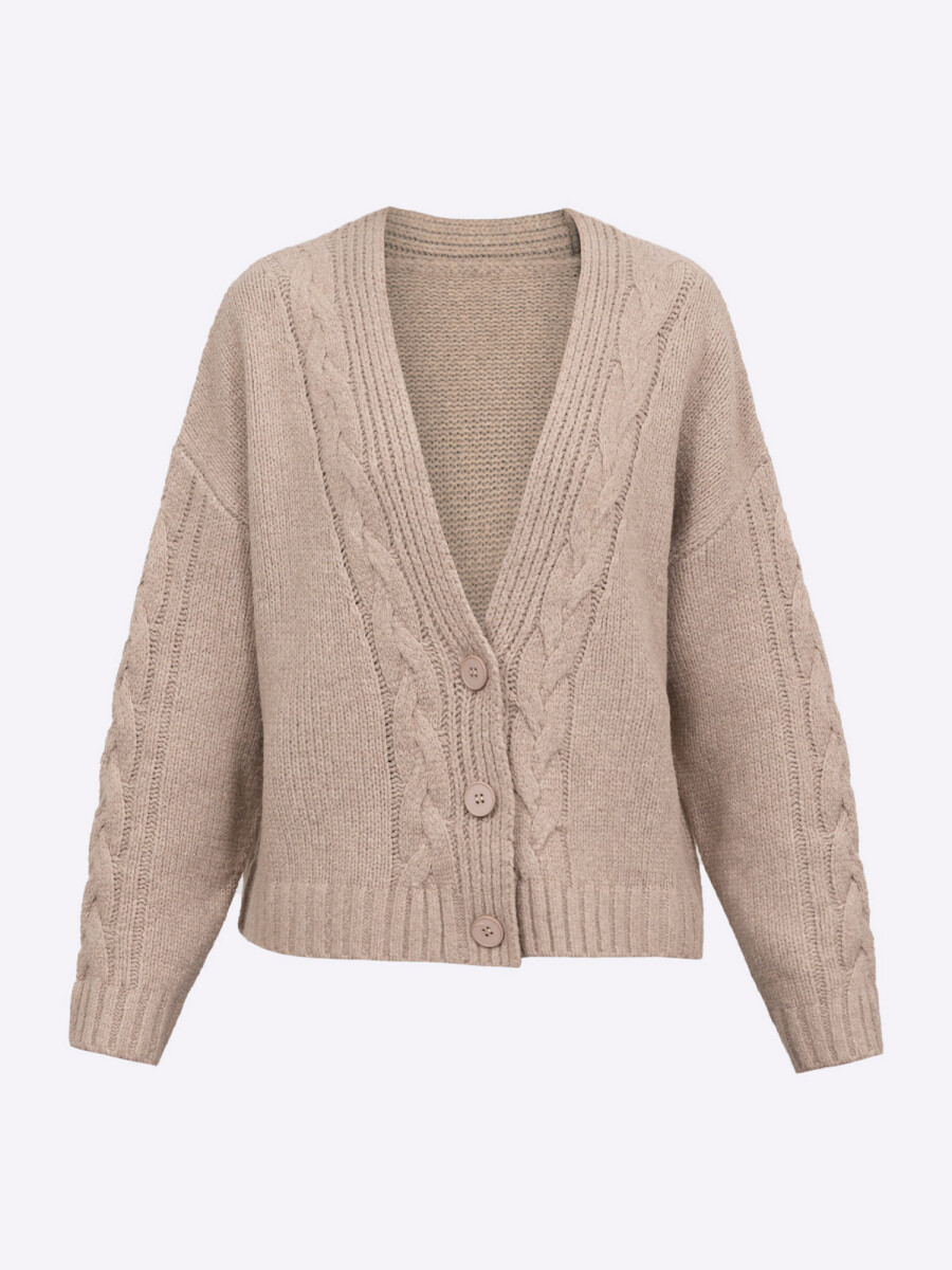 Cardigan crop - beige 