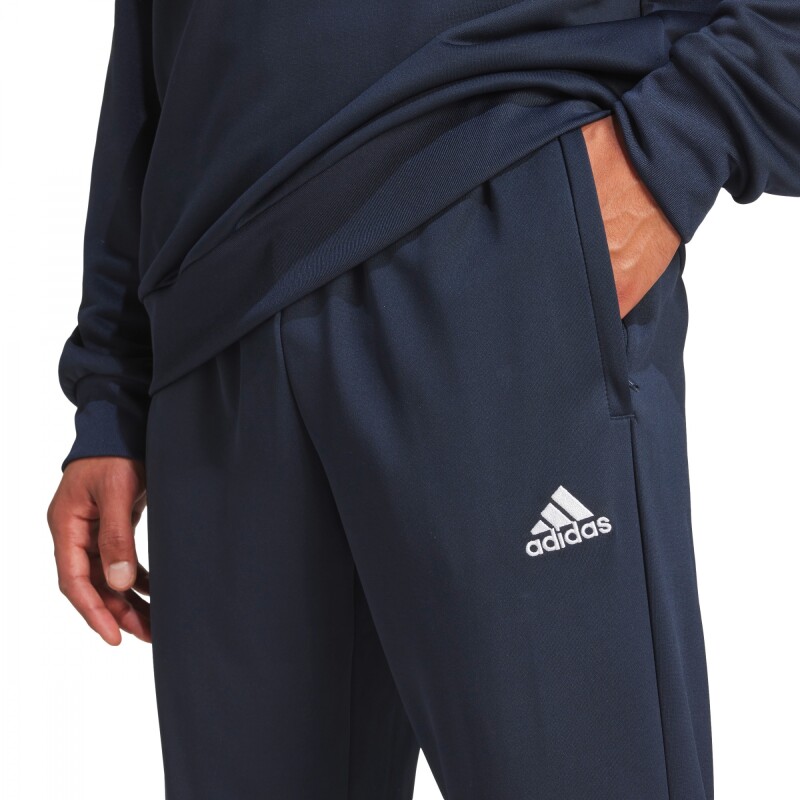 Conjunto Sportswear French Terry Hooded de Hombre Azul