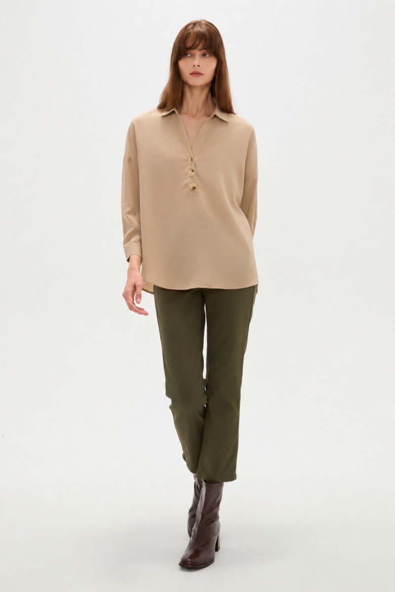 Blusa Kansas - Taupe Claro 