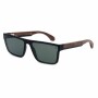 Lentes De Sol Bambu E Madeira Cuadrado - Unisex Verde/Negro