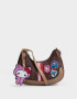 Bandoleras Estampados Bandolera Hobo Hello Kitty Kawaii - Marron Chocolate