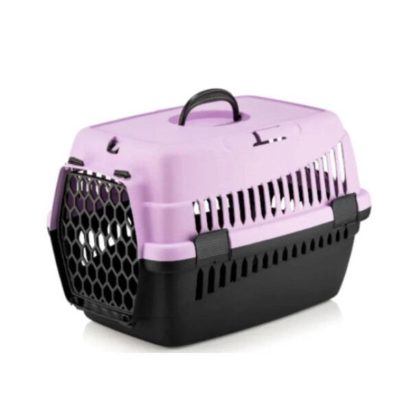 PET CARRIAGE BAG BLACK BLACK/FUSCHIA PET CARRIAGE BAG BLACK BLACK/FUSCHIA