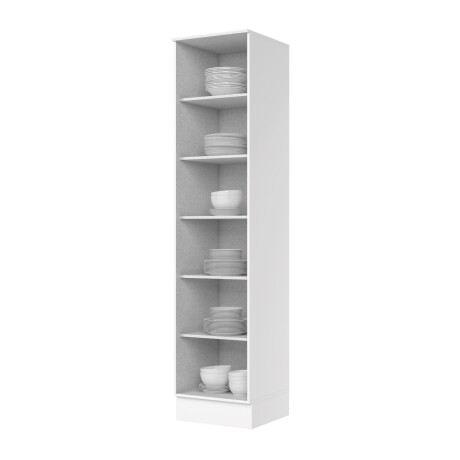 PANELERO TORRE 1 PUERTA ARMARIO MULTIUSO LÍNEA AMERICANA blanco