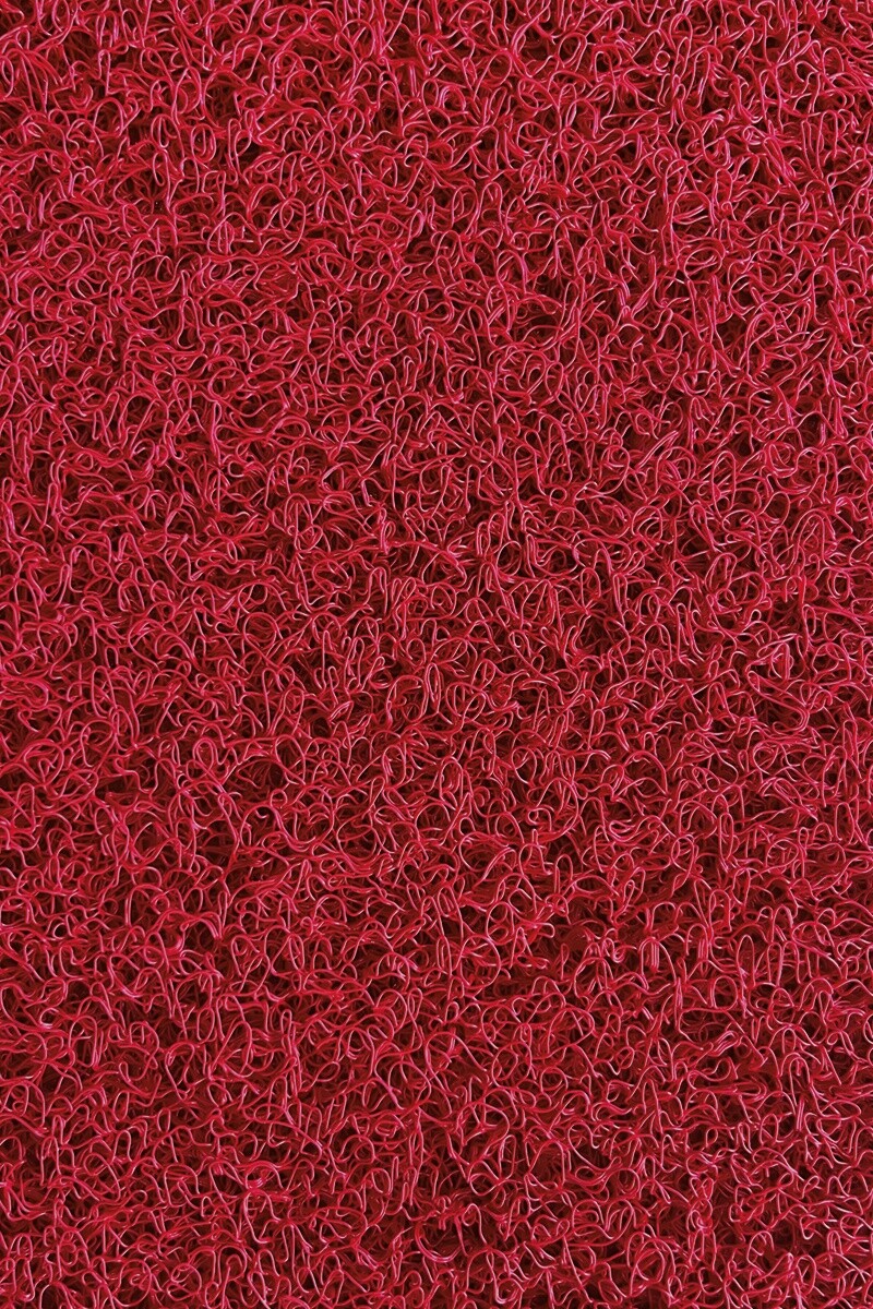 CUSHION MAT LIGHT - FELPUDO CUSHION MAT PVC 'LIGHT A' 1101 RED CON BASE ANCHO 1,22M 