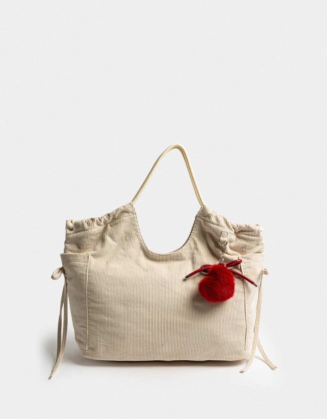 Shopper Carteras Medianas - Blanco Crudo