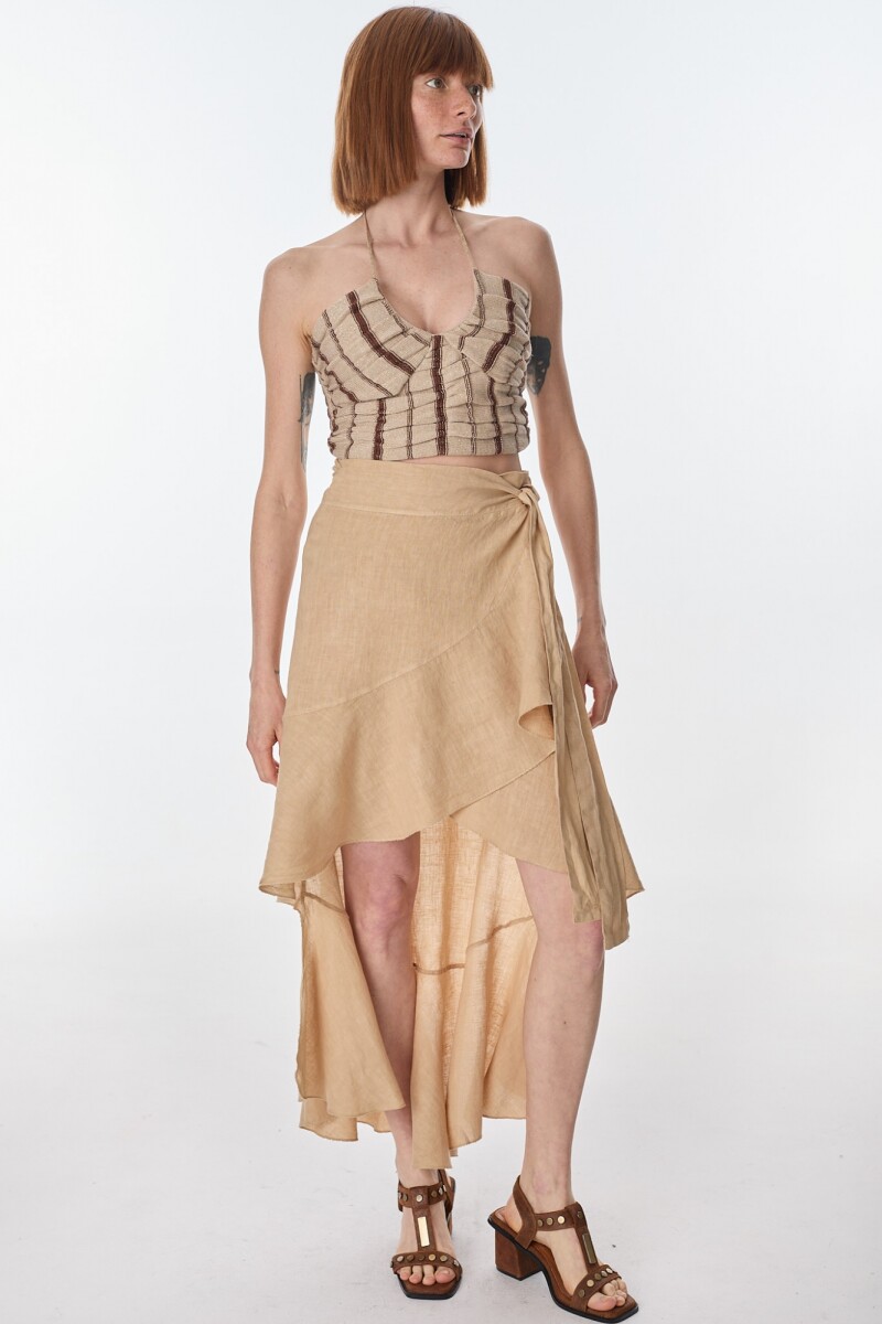 Falda San Sebastian Beige