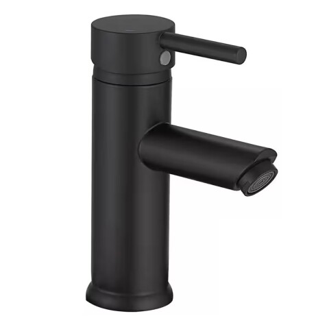 Grifería de lavatorio Monocomando de mesada Milano Negro Mate Grifería De Lavatorio Monocomando De Mesada Milano Negro Mate