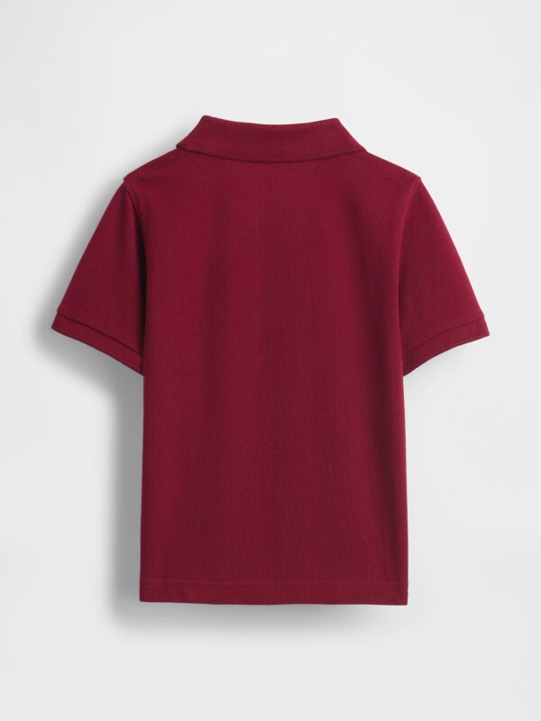 V-FRCH SS LOGO PIQUE POLO RED DELICIOUS
