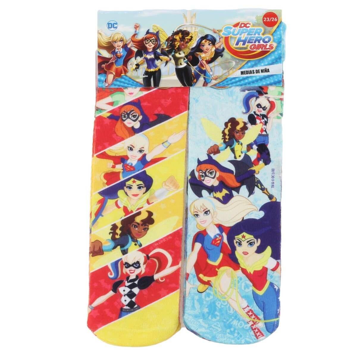 Medias Infantiles Disney x2 Super Hero - Multicolor 