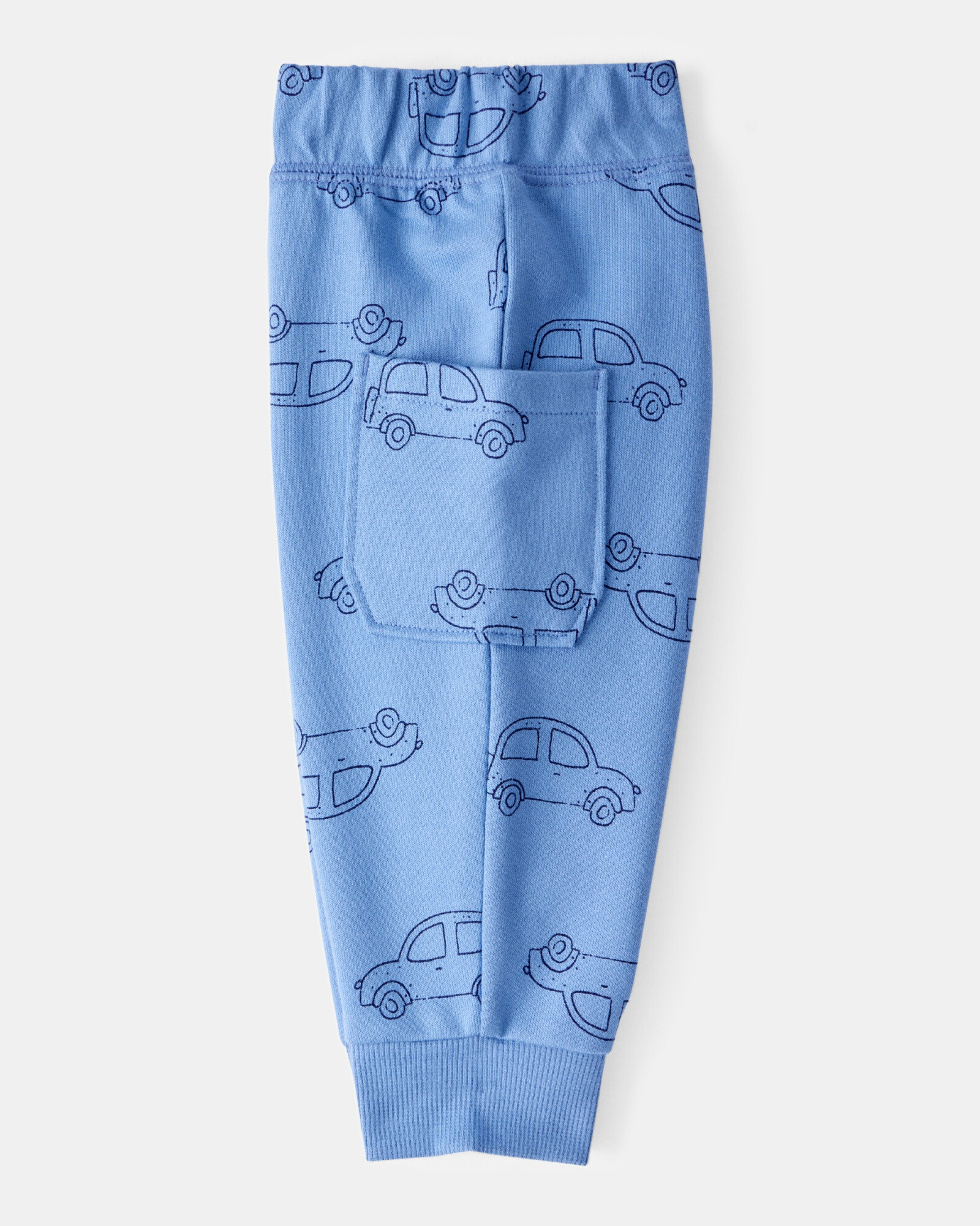 Set dos piezas de algodón, pantalón y body, diseño autos Sin color