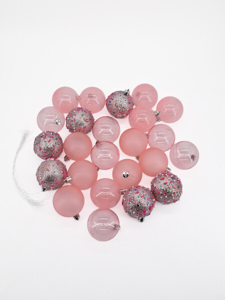 CHIRIMBOLOS BABY PINK SET X 24 ROSA CHICLE