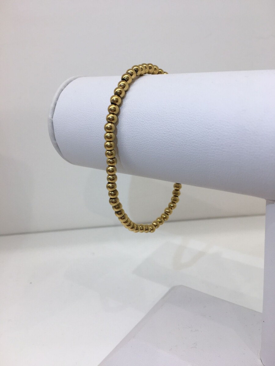 PULSERA FRAN 4MM - GOLD 
