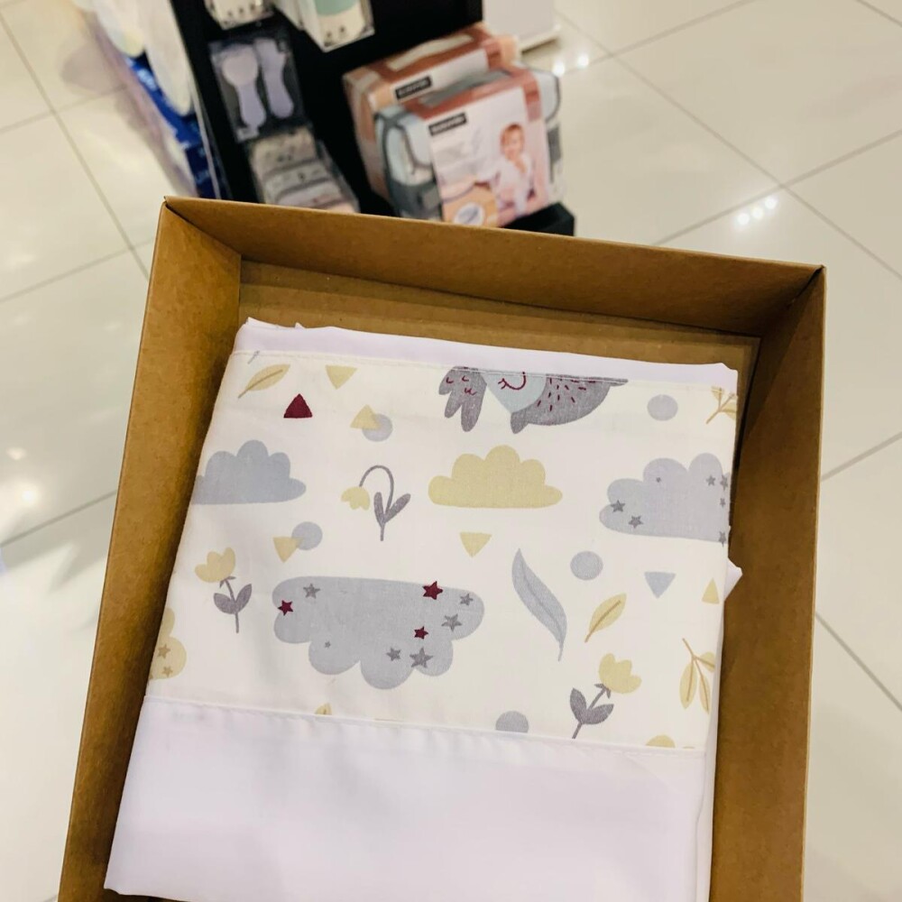 Sabanas minicuna colecho Little Ones buho beige