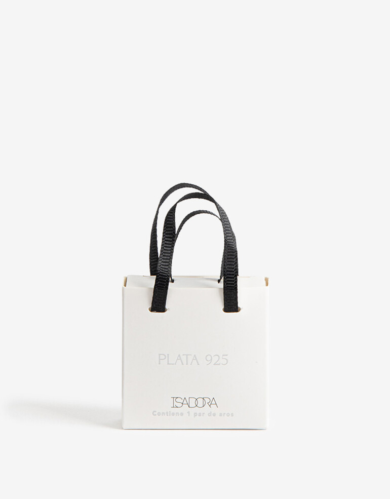 Aros Pasantes Strass Aros Pasantes Plata 925 - Plateado