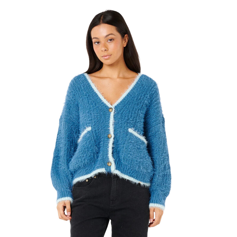 Buzo Rip Curl Shore Break Cardigan - Azul Buzo Rip Curl Shore Break Cardigan - Azul