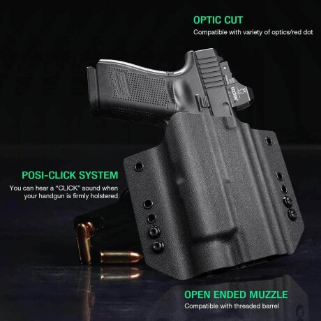 Canana externa para Glock 17 / 19 con linterna TLR1 Canana externa para Glock 17 / 19 con linterna TLR1