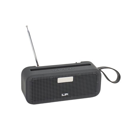 Parlante Con Porta Celular Bluetooth Fm Usb Sd A Batería Negro