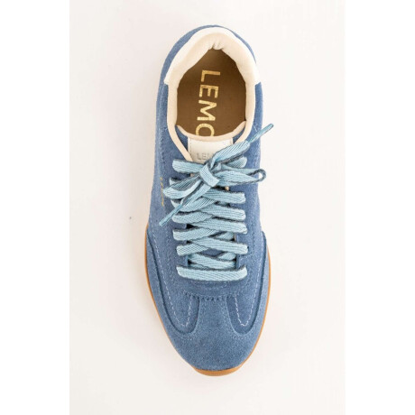 Zapatilla Gamuza Azul