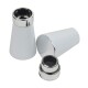 Barrote cortina metal Jade 1,5m + 2 soportes BLANCO