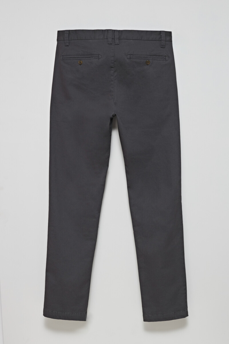 Pantalón chino Gris