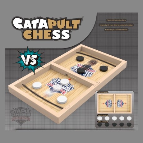 Juego de Mesa Catapulta Sling Puck Chess 001