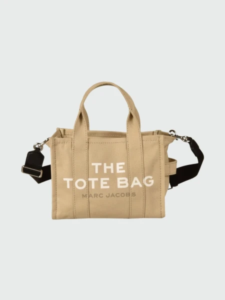 Marc Jacobs- Bolso de lona, The Small Tote Beige