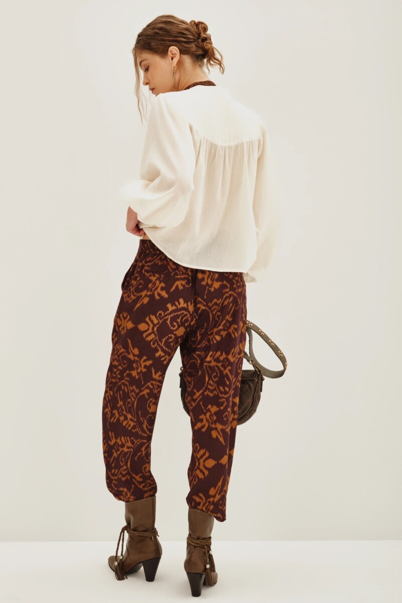 Pantalón Asia Banjar Marron