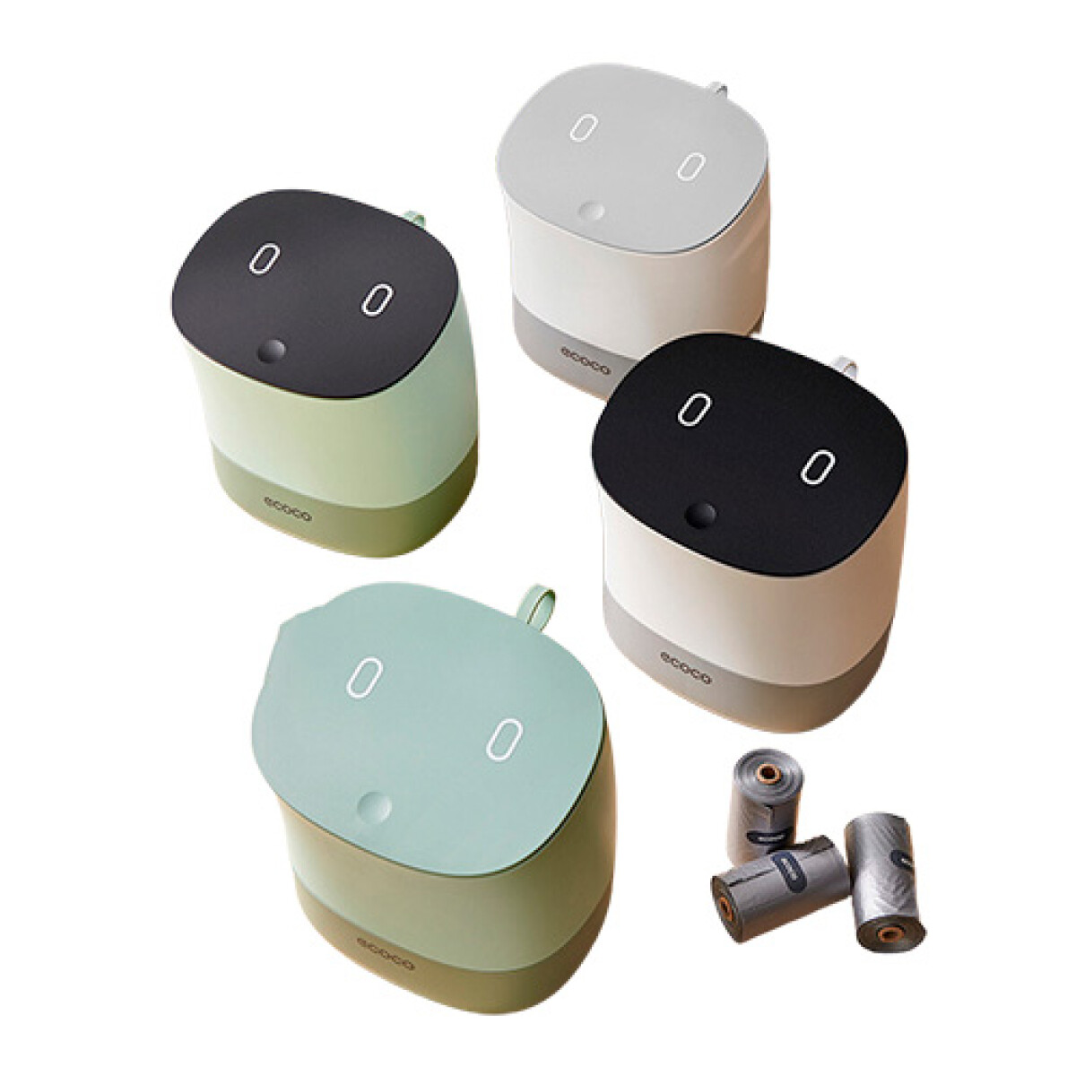 Mini Papelera con Tapa Ecoco 1.5 L 