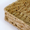CESTA RECT SIMIL RATAN BEIGE GDE Unica