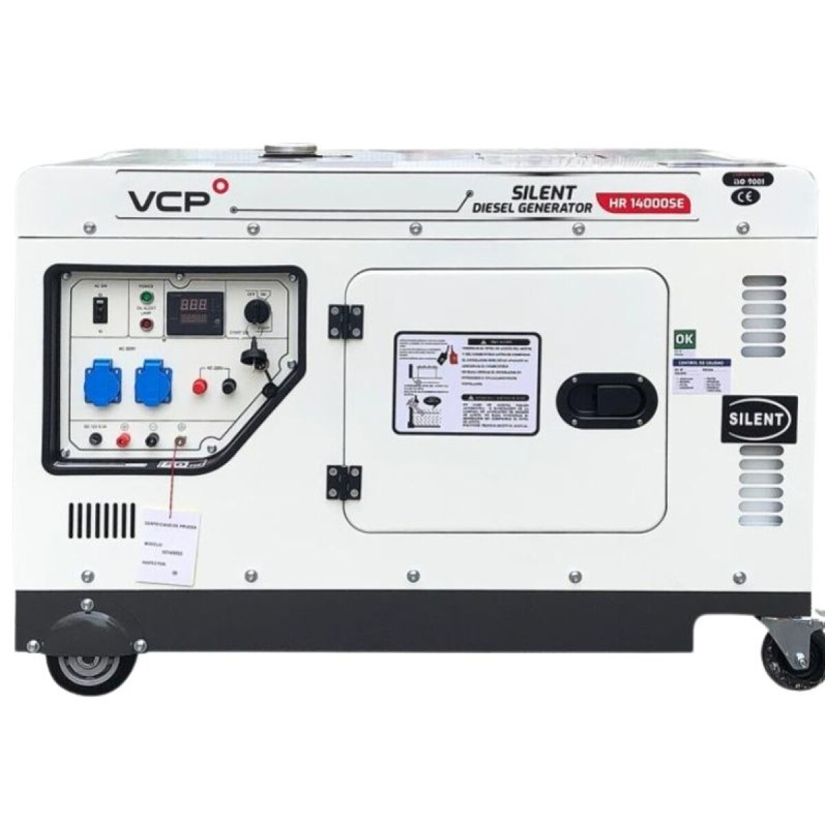 GENERADOR 9/10 KVA CABINADO MONOFASICO VCP-HR 