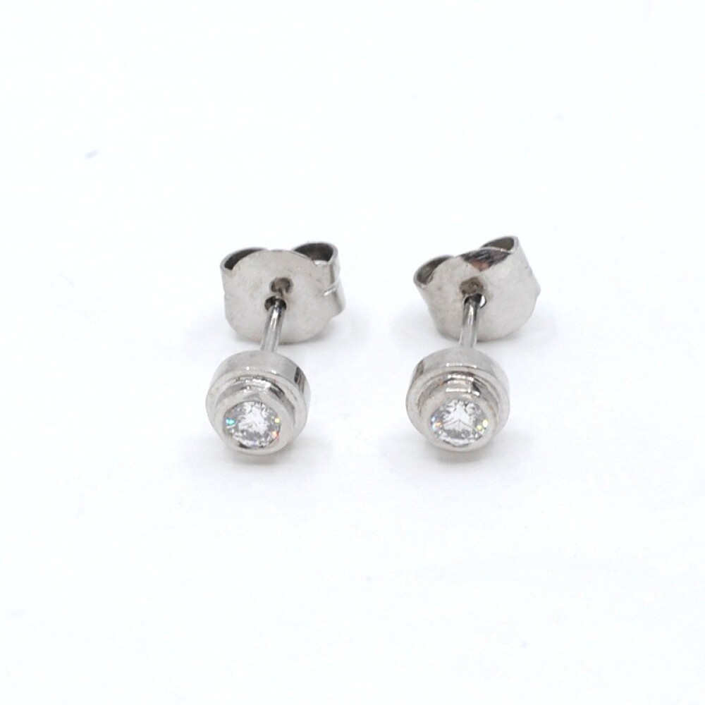 Caravanas En Oro 18K Y Brillantes Caravanas En Oro 18K Y Brillantes