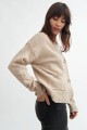 Cardigan con bolsillos BEIGE