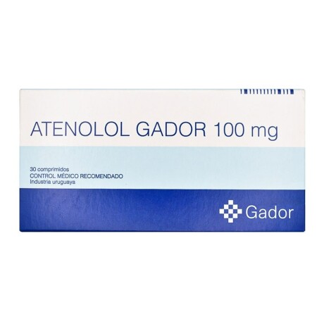 Atenolol 100 Mg 30 Comprimidos Gador Atenolol 100 Mg 30 Comprimidos Gador