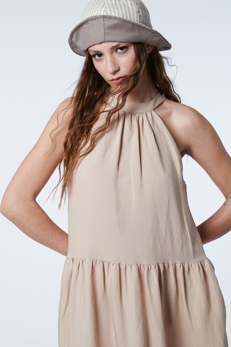 Vestido Beige