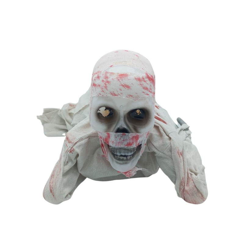 Momia Esqueleto Que Se Arrastra Animatrónico Halloween Momia Esqueleto Que Se Arrastra Animatrónico Halloween