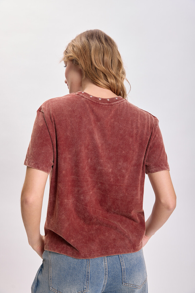 Remera estampa Terracota