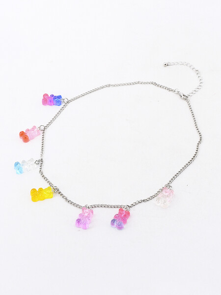 COLLAR BEARS PLATEADO