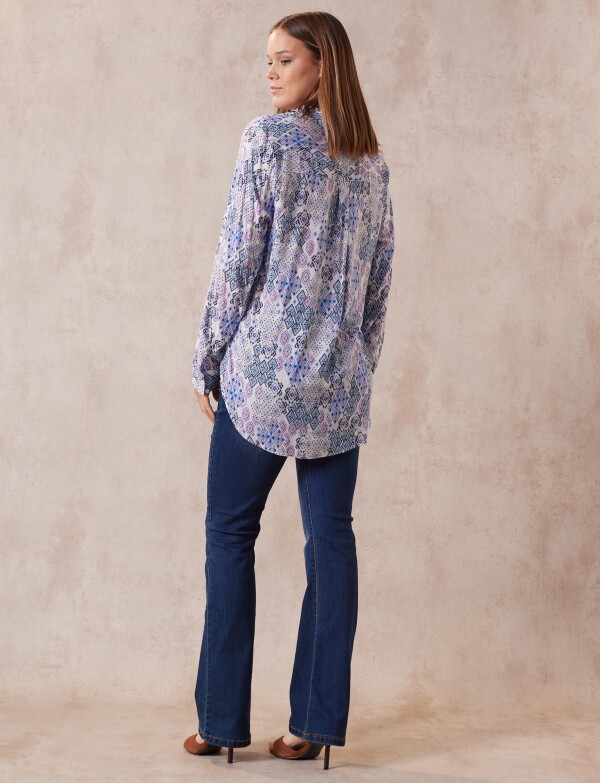 Camisa Print BLANCO/MULTI