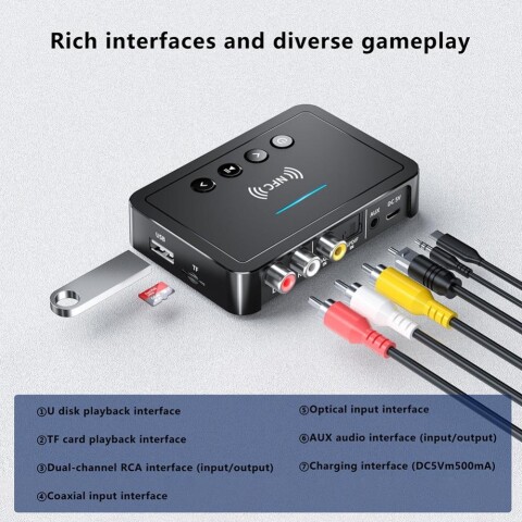 TRANSMISOR BLUETOOTH NFC M6 TRANSMISOR BLUETOOTH NFC M6