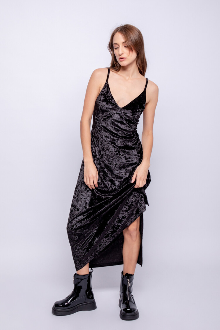 VESTIDO DEVOTO Negro