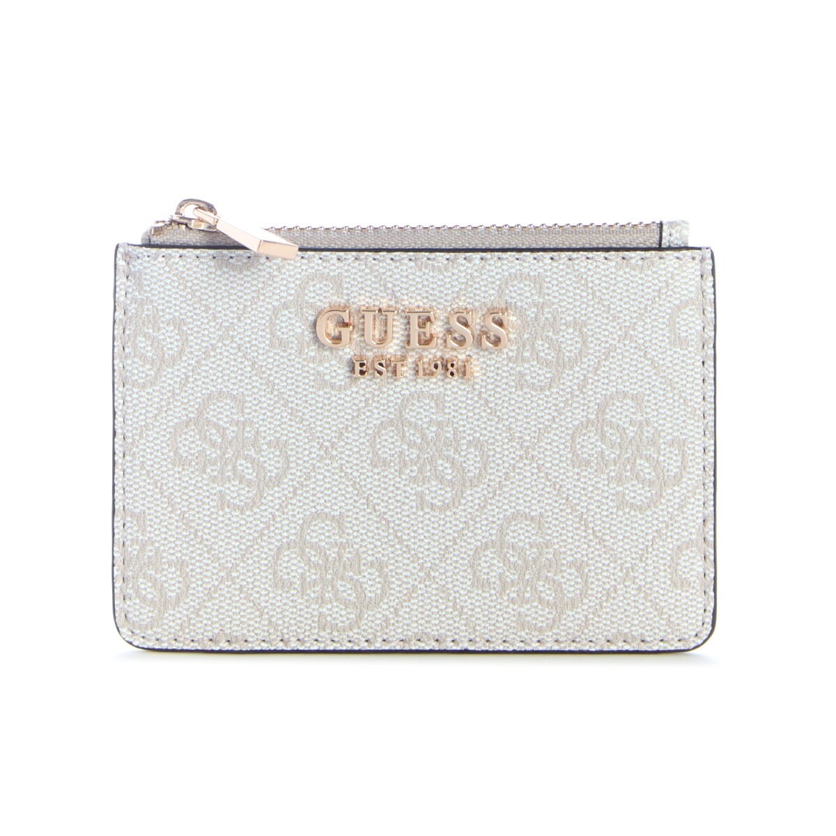 Billetera Guess Laurel II Blanco Logo 