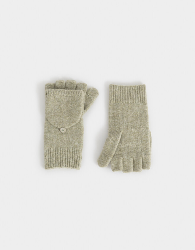 Guantes Varios Guantes Tejidos Mitones - Verde Kaki
