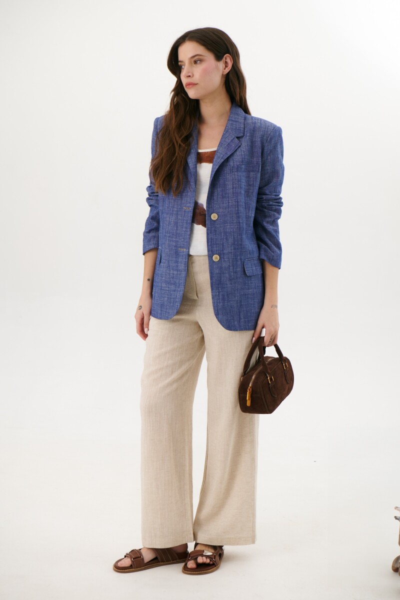 PANTALON LINO LAIA BEIGE