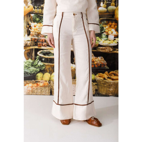 Pre Venta Pantalon Coco Manteca
