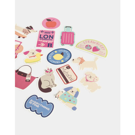 Set De Stickers Para Decorar Combinacion Multicolor